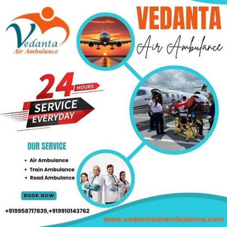 hire-vedanta-air-ambulance-service-in-bikaner-with-the-worlds-best-ventilator-facility-big-0