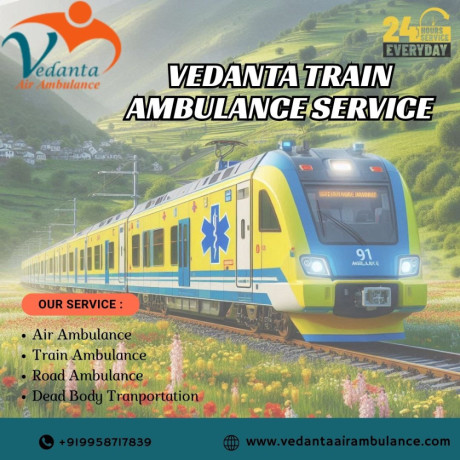 vedanta-train-ambulance-in-jammu-with-advanced-life-support-system-and-expert-team-through-transportation-big-0