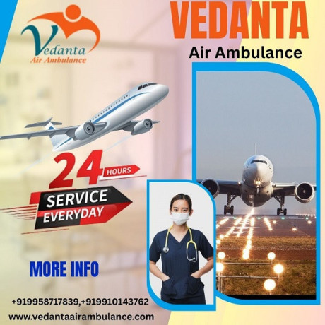 hire-the-lowest-price-vedanta-air-ambulance-service-in-dimapur-with-the-latest-medical-kit-big-0
