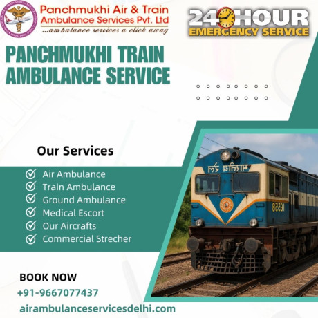 utilize-panchmukhi-icu-train-ambulance-from-ranchi-to-delhi-at-affordable-price-big-0