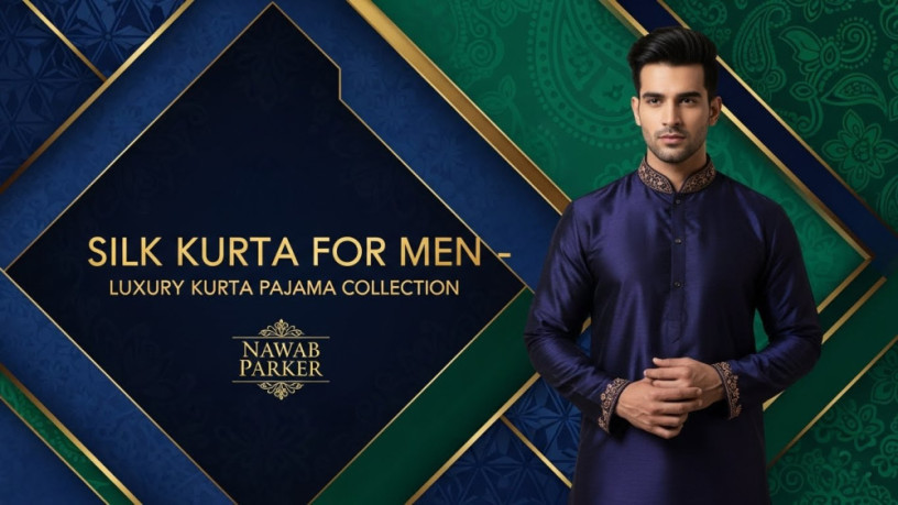silk-kurta-for-men-luxury-kurta-pajama-collection-nawab-parker-big-0