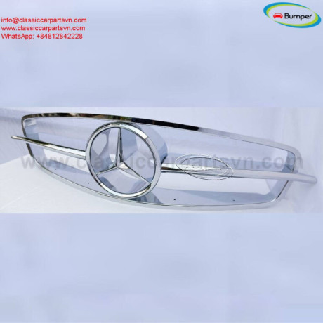 front-grille-for-mercedes-190sl-roadster-year-1955-1963-big-1