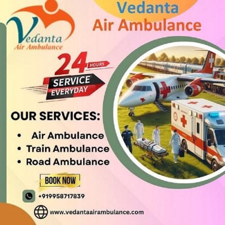 get-vedanta-air-ambulance-service-in-raipur-with-advanced-medical-service-at-lowest-charge-big-0